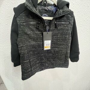 Urban Renewal Charcoal and Black Kids Hoodie Jacket